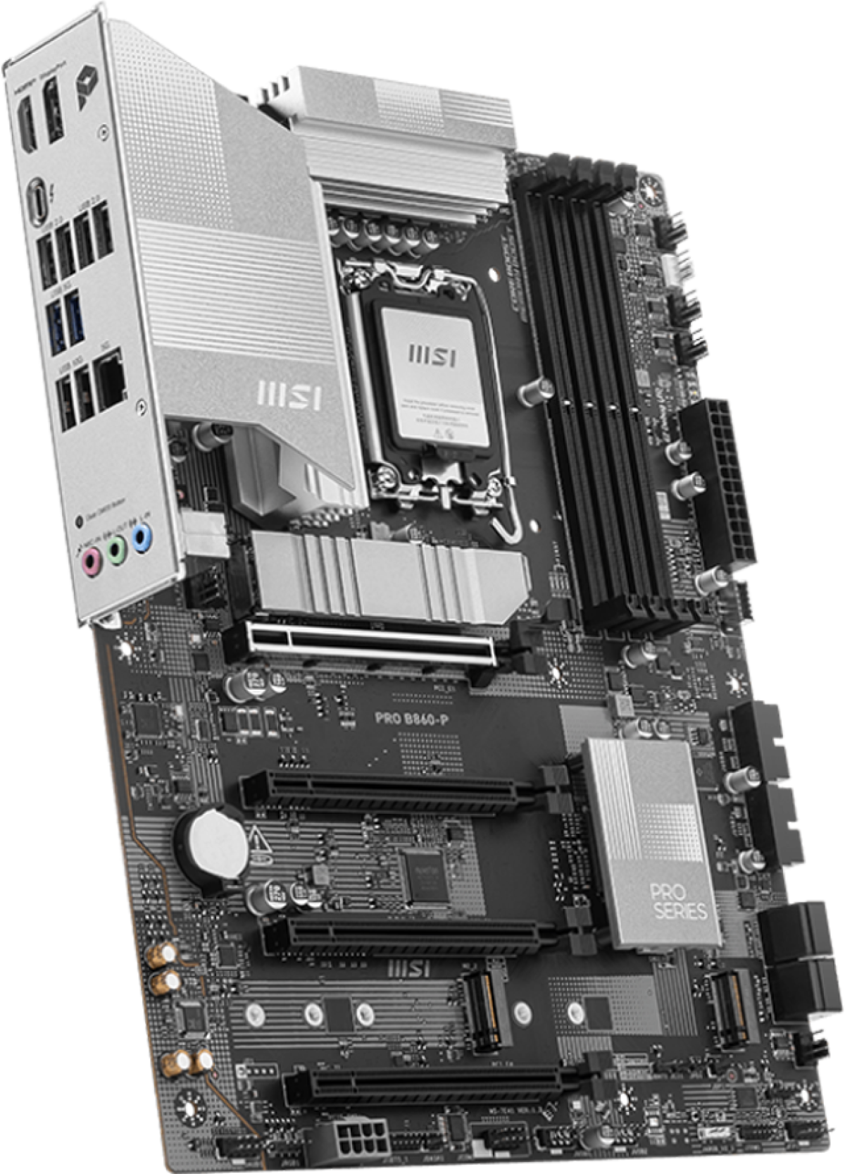 Дънна платка MSI PRO B860-P, ATX, LGA 1851, 4x DDR5 Dual Channel DDR5 до 8600(OC)MHzна ниска цена с бърза доставка - BestPC.BG