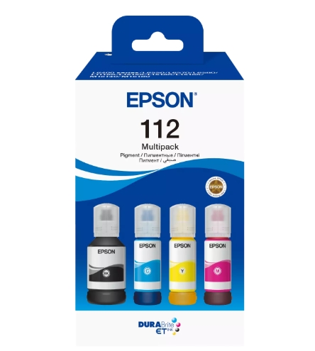 Касета с мастило Epson 112 EcoTank 4-colour Multipackна ниска цена с бърза доставка - BestPC.BG