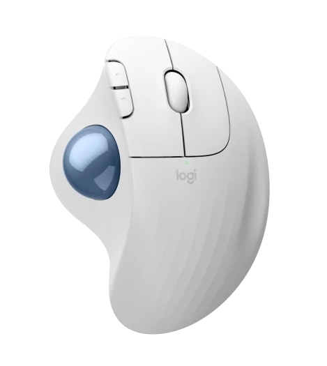 Мишка Logitech ERGO M575S - WHITEна ниска цена с бърза доставка - BestPC.BG