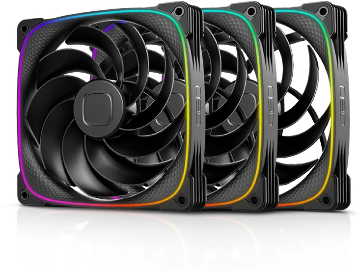 Geometric Future Комплект вентилатори Fan Pack 3-in-1 140 mm, Reversed - Squamaна ниска цена с бърза доставка - BestPC.BG