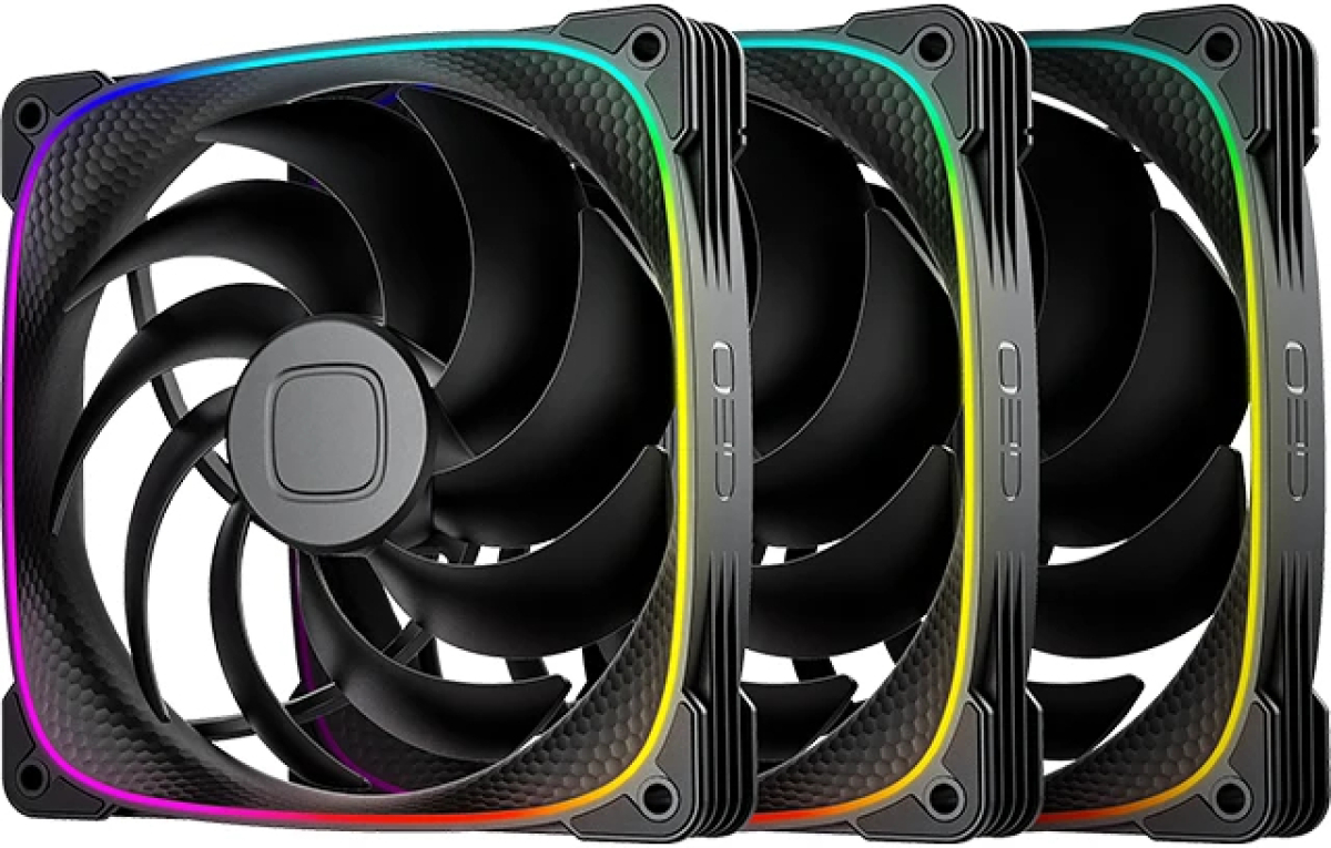 Geometric Future Комплект вентилатори Fan Pack 3-in-1 140 mm - Squamaна ниска цена с бърза доставка - BestPC.BG