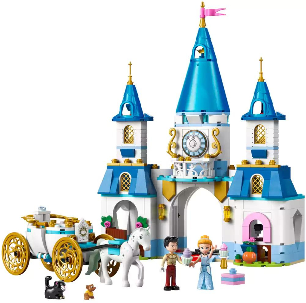 LEGO Princess Cinderella's castle and horse-drawn carriage- 43275на ниска цена с бърза доставка - BestPC.BG