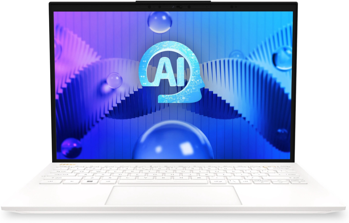 Лаптоп MSI Prestige 13 AI Evo A1MG, Core Ultra 5 125H, 16GB, 512GB SSD, 13.3" 2.8K, Бялна ниска цена с бърза доставка - BestPC.BG