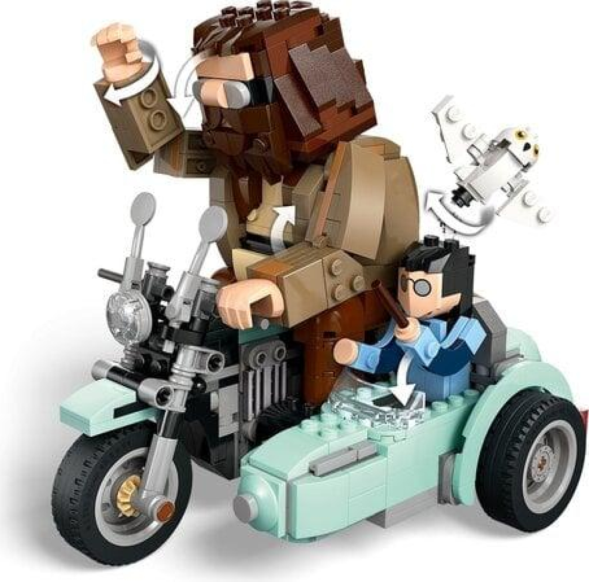 LEGO Harry Potter Hagrid and Harry's Motorcycle Ride - 76443на ниска цена с бърза доставка - BestPC.BG