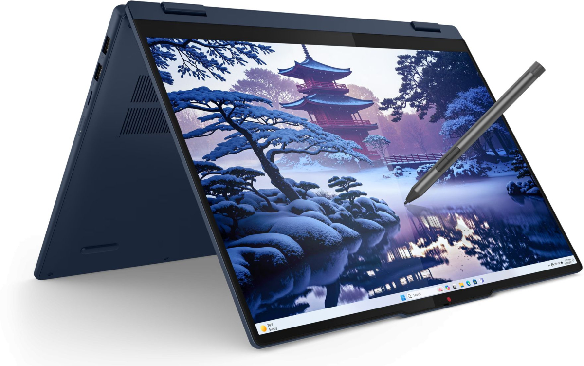 Лаптоп LENOVO IdeaPad 5 2-in-1 Intel Core Ultra 5 225H 16inch WUXGA Touch 16GB DDR5 1TB PCIe W11H Cosmic Blueна ниска цена с бърза доставка - BestPC.BG