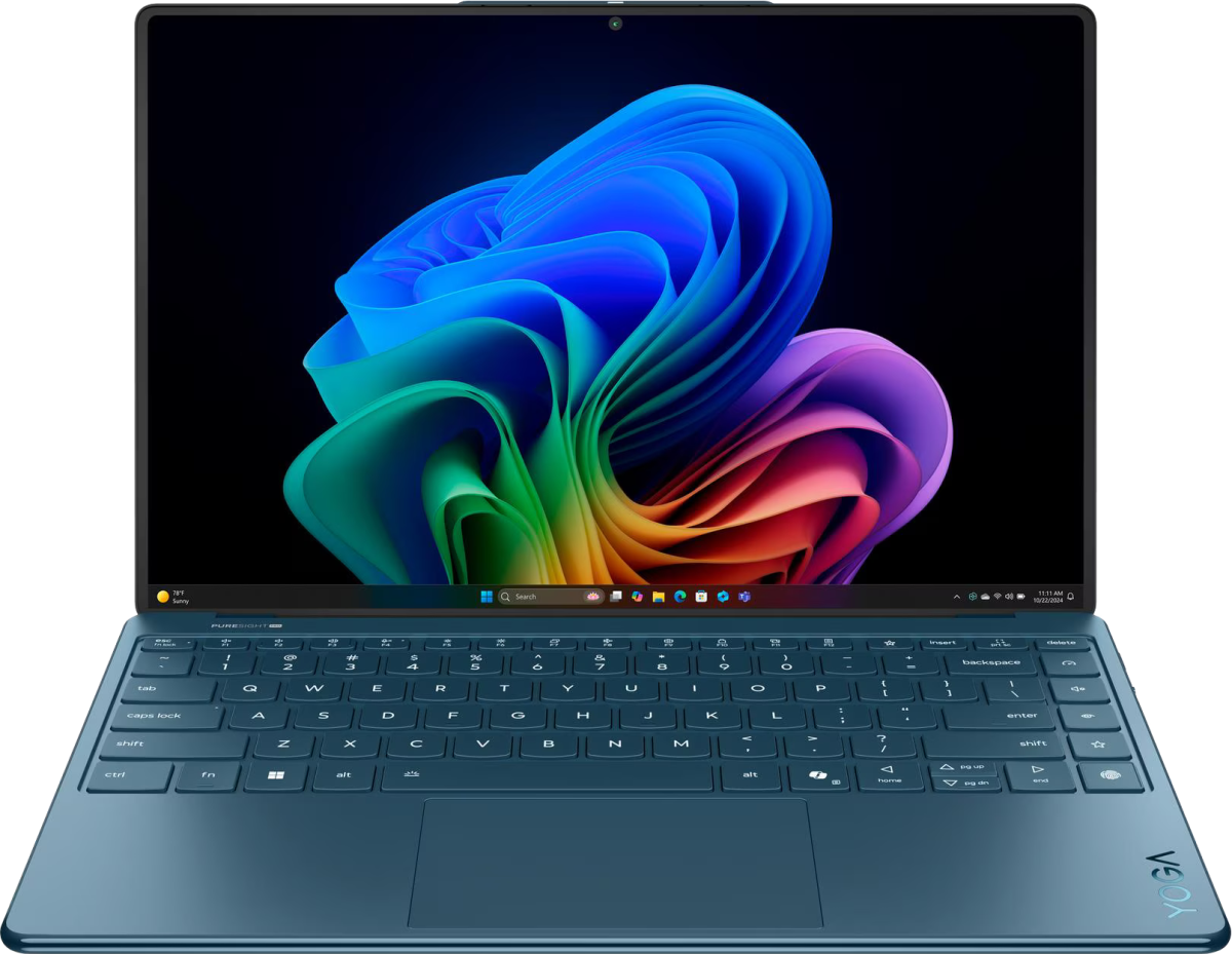 Лаптоп Lenovo Yoga Slim 9 14ILL10, 14.0", UHD+, Touchscreen, Intel Core Ultra 7 258V, Intel Arc 140V, 32 GB, 1 TB SSD, Windows 11 Pro, Синна ниска цена с бърза доставка - BestPC.BG