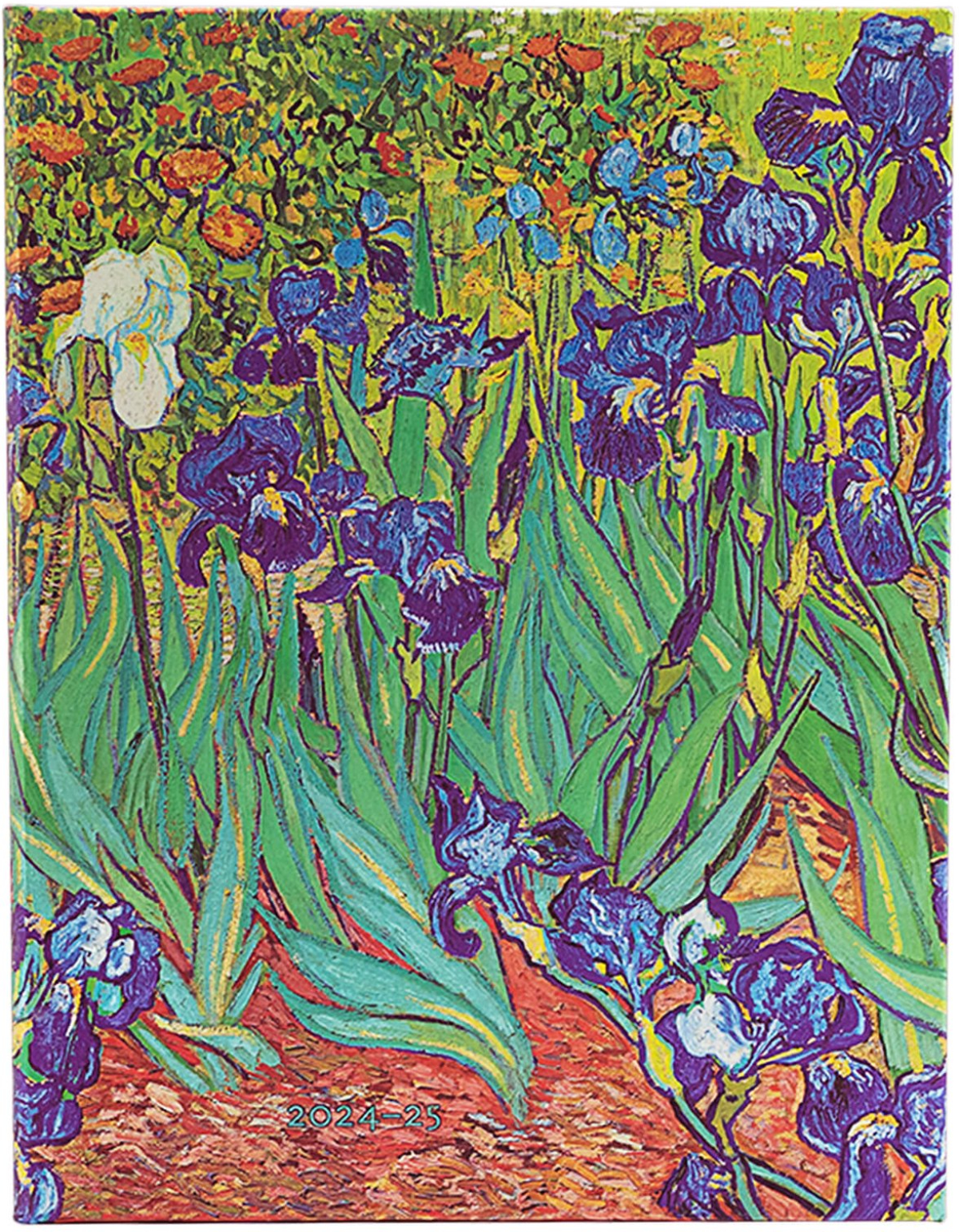 Paperblanks Планер Van Gogh's Irises, Ultra, вертикален, твърда корица, 104 листа, за 2024-2025 годинана ниска цена с бърза доставка - BestPC.BG