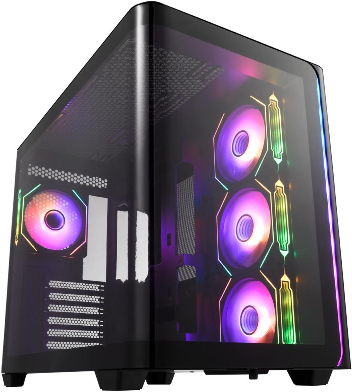 Кутия FSP M580-BA ARGB - Mid-Towerна ниска цена с бърза доставка - BestPC.BG