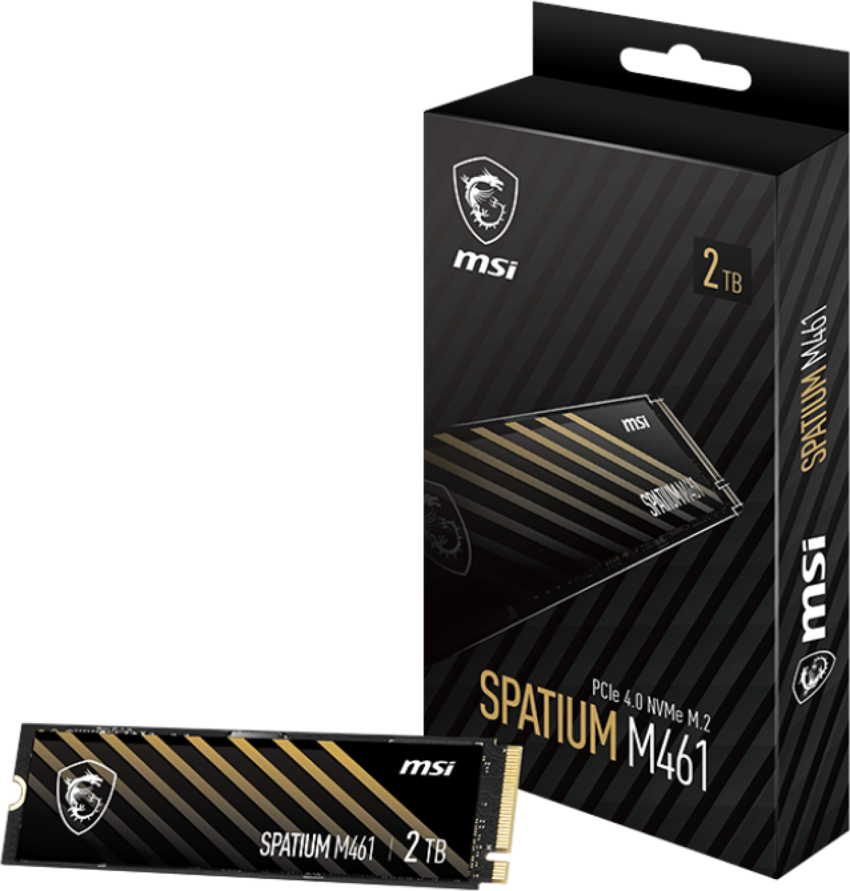 SSD MSI SPATIUM M461, 2 TB, M.2 2280, PCIe Gen 4.0 x4, 4200-5000 MB/sна ниска цена с бърза доставка - BestPC.BG