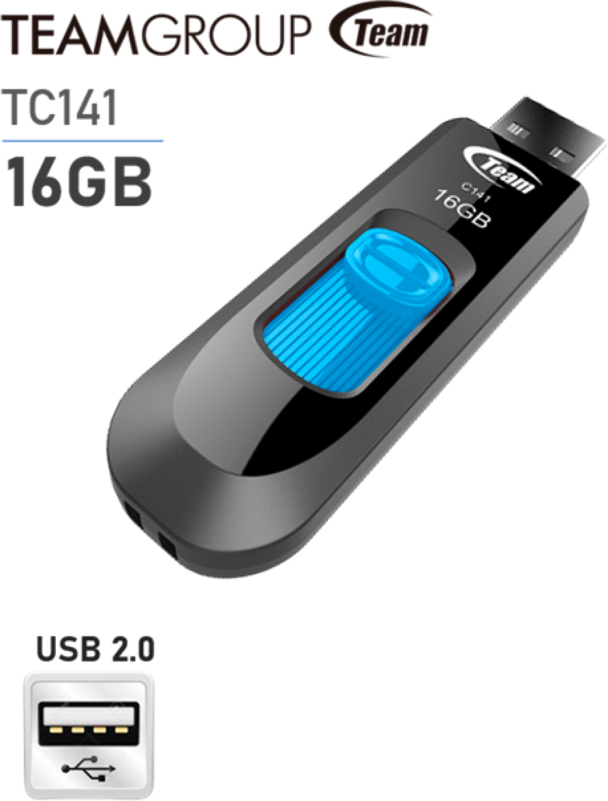 SD/флаш карта Team Group C145 - USB Typ-A 3.2 Gen 1 - 16 GBна ниска цена с бърза доставка - BestPC.BG