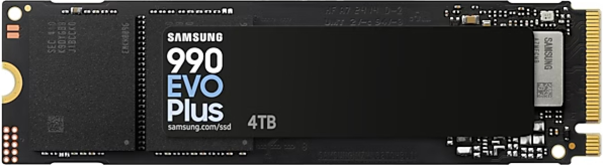 SSD Samsung SSD 990 EVO Plus 4TB PCIe 4.0 NVMe 2.0 M.2 V-NAND 3-bit MLC, 256-bit Encryptionна ниска цена с бърза доставка - BestPC.BG