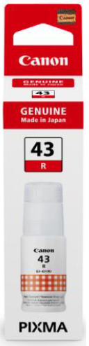 БУТИЛКА МАСТИЛО ЗА CANON PIXMA G540/G640 - GI-43R (GI43R) - Ink Bottle - Red - PN 4716C001на ниска цена с бърза доставка - BestPC.BG