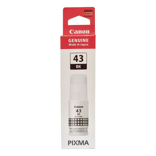 БУТИЛКА МАСТИЛО ЗА CANON PIXMA G540/G640 - GI-43BK (GI43BK) - Ink Bottle - Black - PN 4698C001на ниска цена с бърза доставка - BestPC.BG