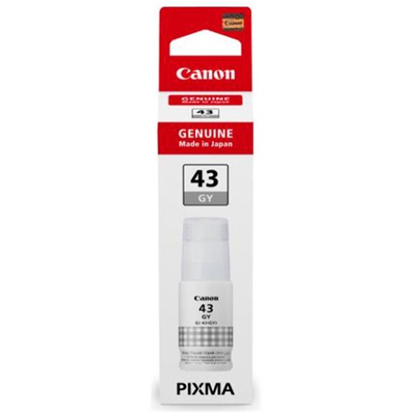БУТИЛКА МАСТИЛО ЗА CANON PIXMA G540/G640 - GI-43GY (GI43GY) - Ink Bottle - Gray - PN 4707C001 на ниска цена с бърза доставка - BestPC.BG