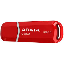 ADATA UV150, 32 GB, USB 3.2, До 100 MB/s, Червенна ниска цена с бърза доставка - BestPC.BG