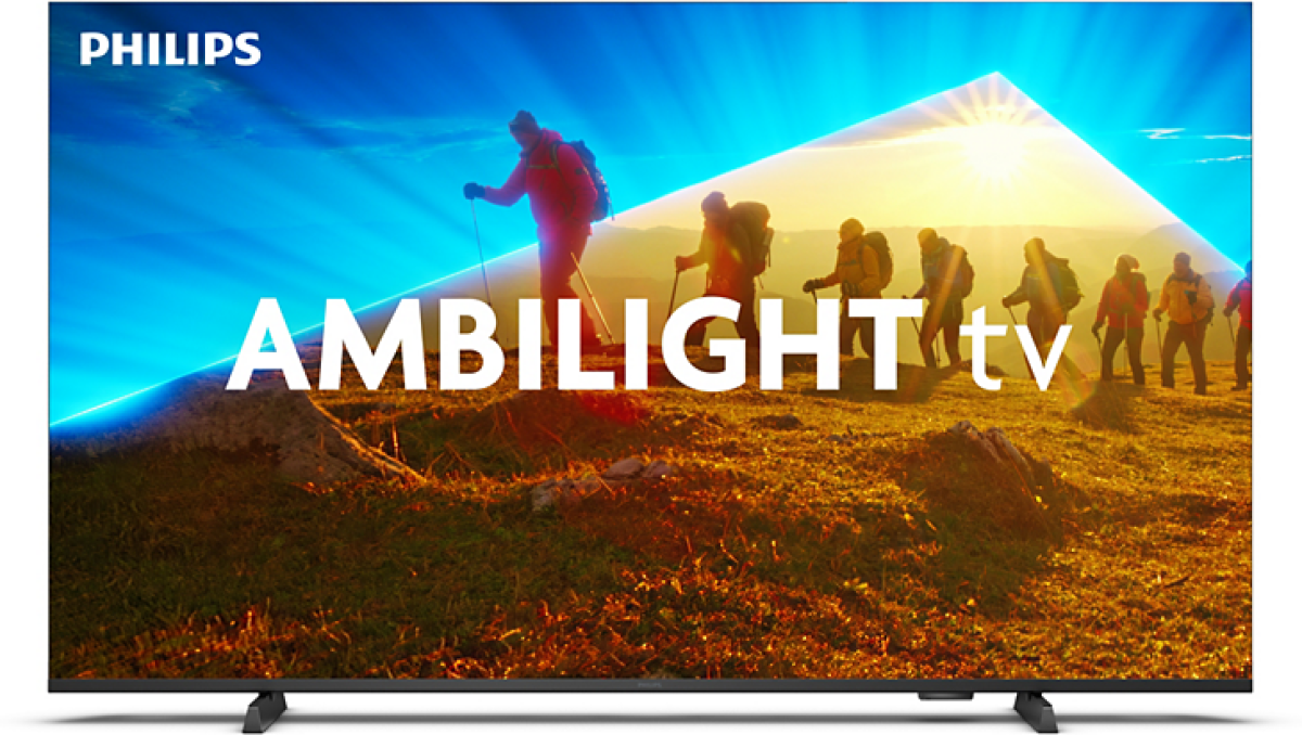 Телевизор PHILIPS LED 4K Ambilight TV - 50", 3840 x 2160, 16:9, 60 Hz, Матово черенна ниска цена с бърза доставка - BestPC.BG