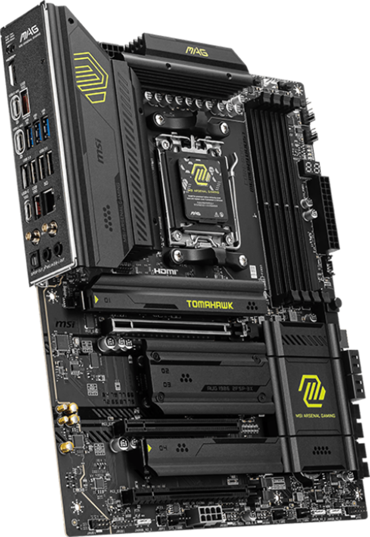 Дънна платка MSI MAG X870E TOMAHAWK WIFI, ATX, Socket AM5, 4x DDR5 Dual Channel DDR5 до 8400(OC)MHzна ниска цена с бърза доставка - BestPC.BG