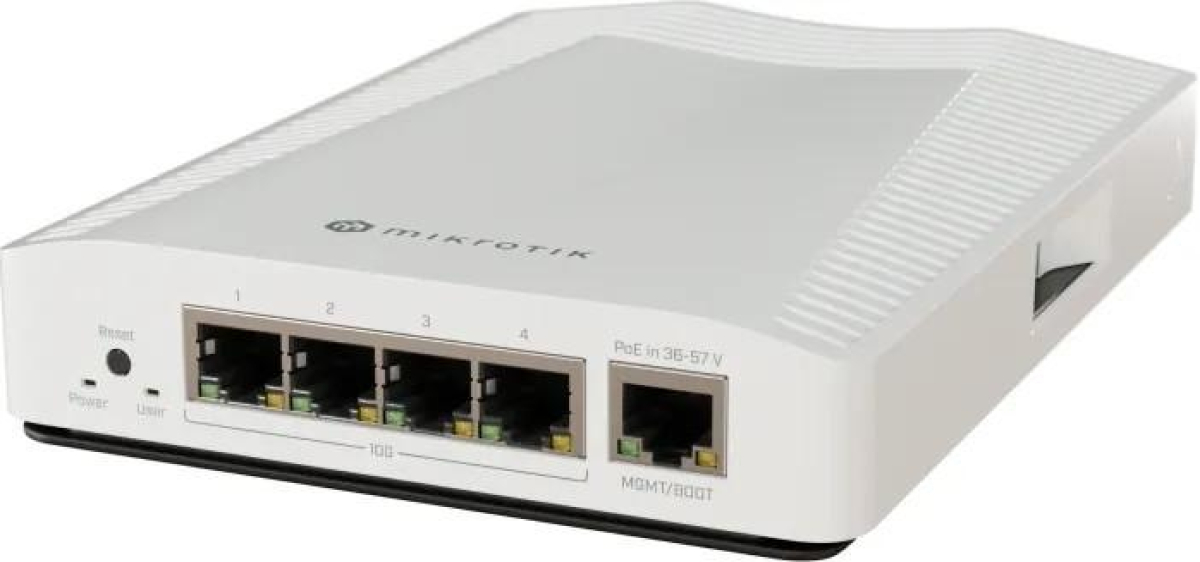 Комутатор/Суич MikroTik -CRS304-4XG-IN, 1 x Gigabit Ethernet ports, 4 x 10G, PoE in:802.3af-atна ниска цена с бърза доставка - BestPC.BG