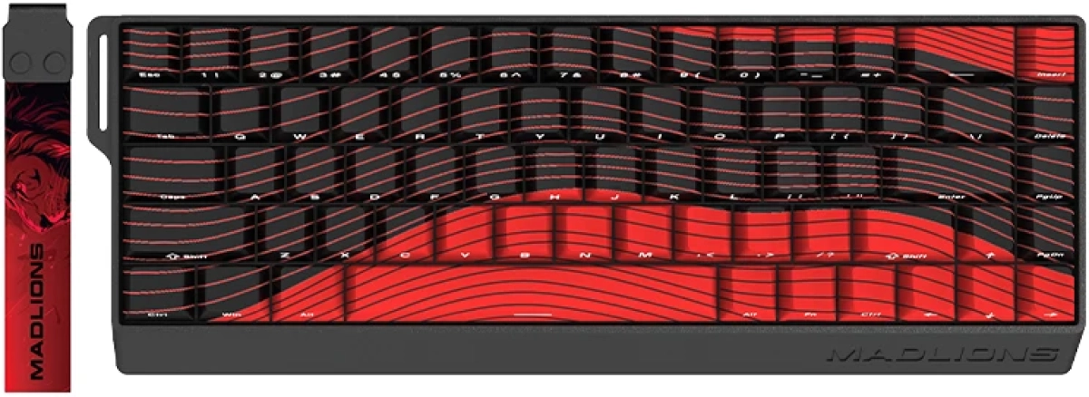 Клавиатура Геймърска Professional Gaming Mechanical Keyboard FIRE 68 ULTRA - 8K - Черна/Червенана ниска цена с бърза доставка - BestPC.BG