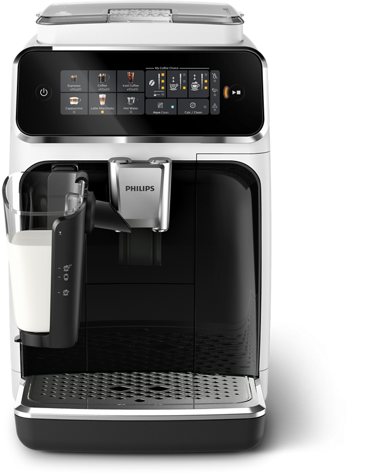 Кафемашина PHILIPS Напълно автоматична машина за еспресо, Серия 3300, Бялана ниска цена с бърза доставка - BestPC.BG