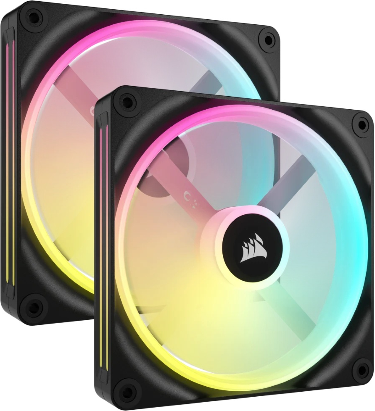 Вентилатор Corsair iCUE LINK QX140 RGB, 4-pin, 2 x 140 мм., Black; CO-9051004-WWна ниска цена с бърза доставка - BestPC.BG