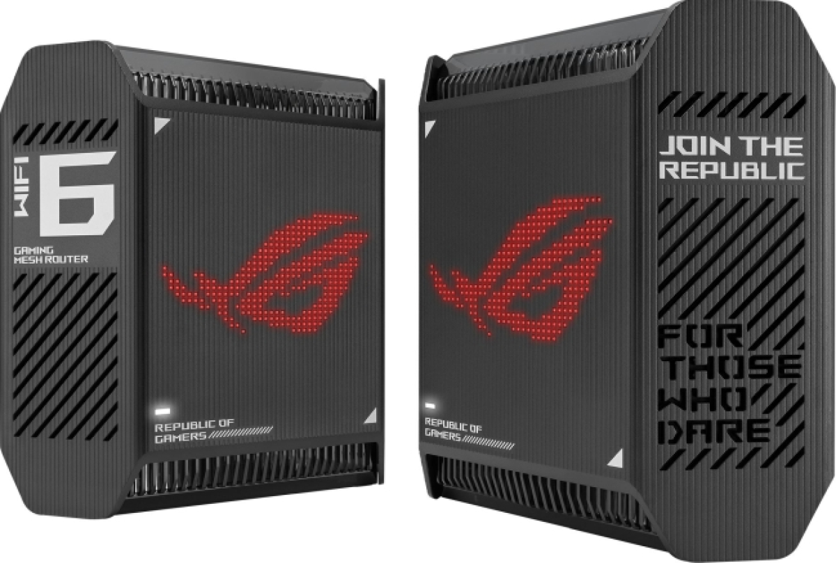 Безжични WiFi Mesh системa Asus Gaming Mesh WiFi system, ROG Rapture GT6 2PK, AX10000,Tri-Band, up to 540m2, Tri-Core 1.7GHz CPU,256MB-512MBна ниска цена с бърза доставка - BestPC.BG