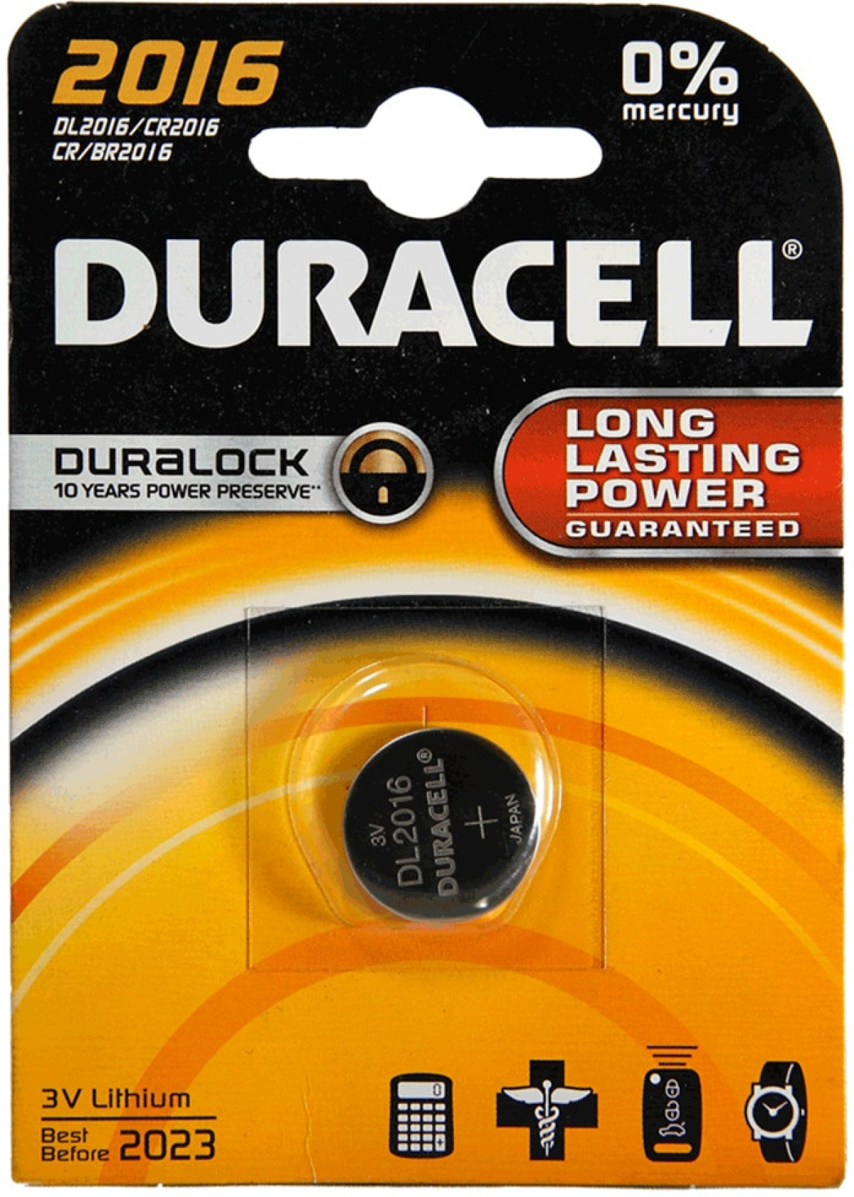 Батерия DURACELL CR2016, 3V, Литиевана ниска цена с бърза доставка - BestPC.BG