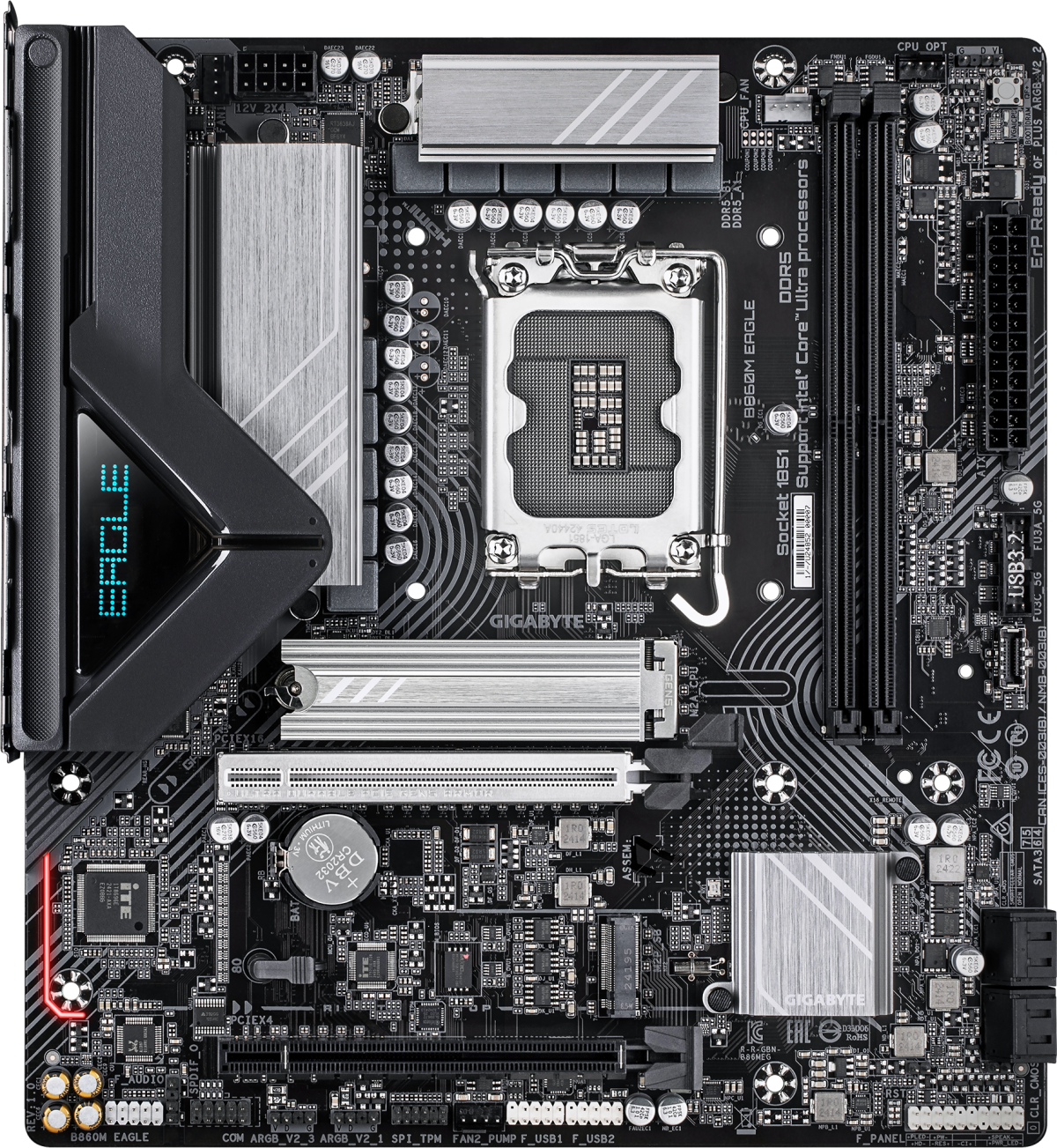 Дънна платка GIGABYTE B860M EAGLE, LGA 1851на ниска цена с бърза доставка - BestPC.BG