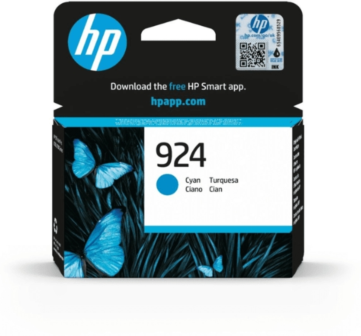 Касета с мастило HP 924 Cyan Original Ink Cartridgeна ниска цена с бърза доставка - BestPC.BG
