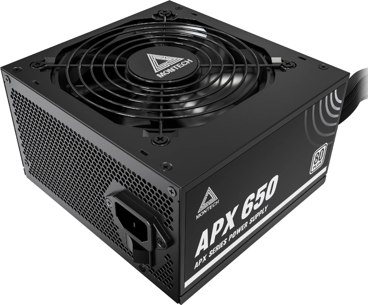 Захранване Montech захранване PSU 650W - APX - 80 Plus Whiteна ниска цена с бърза доставка - BestPC.BG