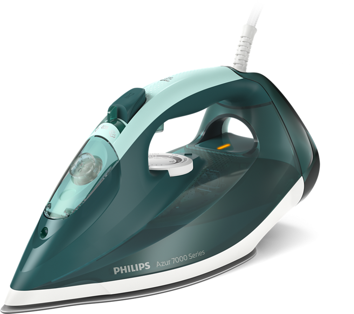 PHILIPS Парна ютия HV, серия 7000, До 50 г/мин. непрекъсната пара, Гладеща повърхност SteamGlide Plus, До 250 г. парен ударна ниска цена с бърза доставка - BestPC.BG