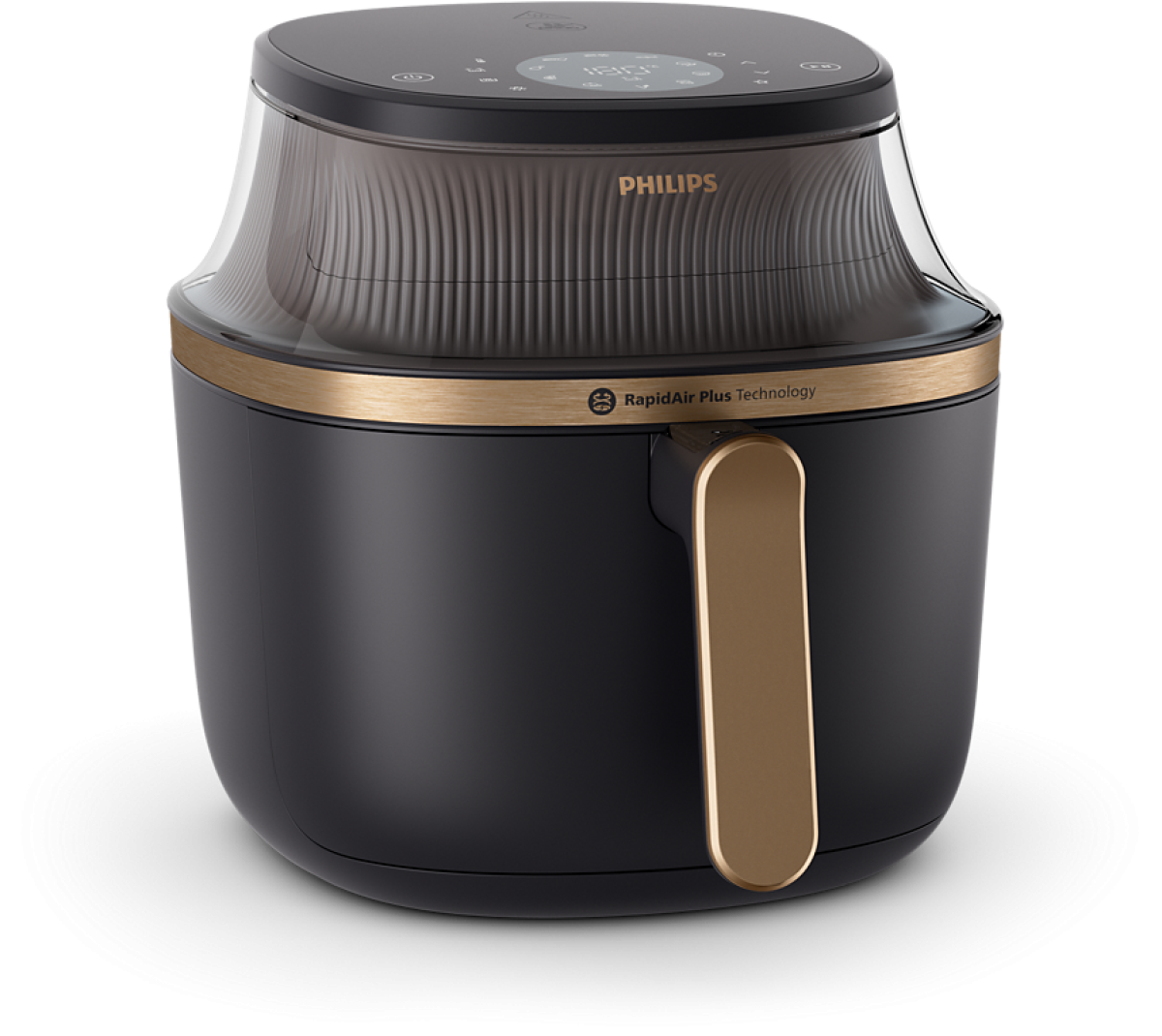 PHILIPS Airfryer Series 3000 7.2l Rapid Air Plus LED Dislpay blackна ниска цена с бърза доставка - BestPC.BG