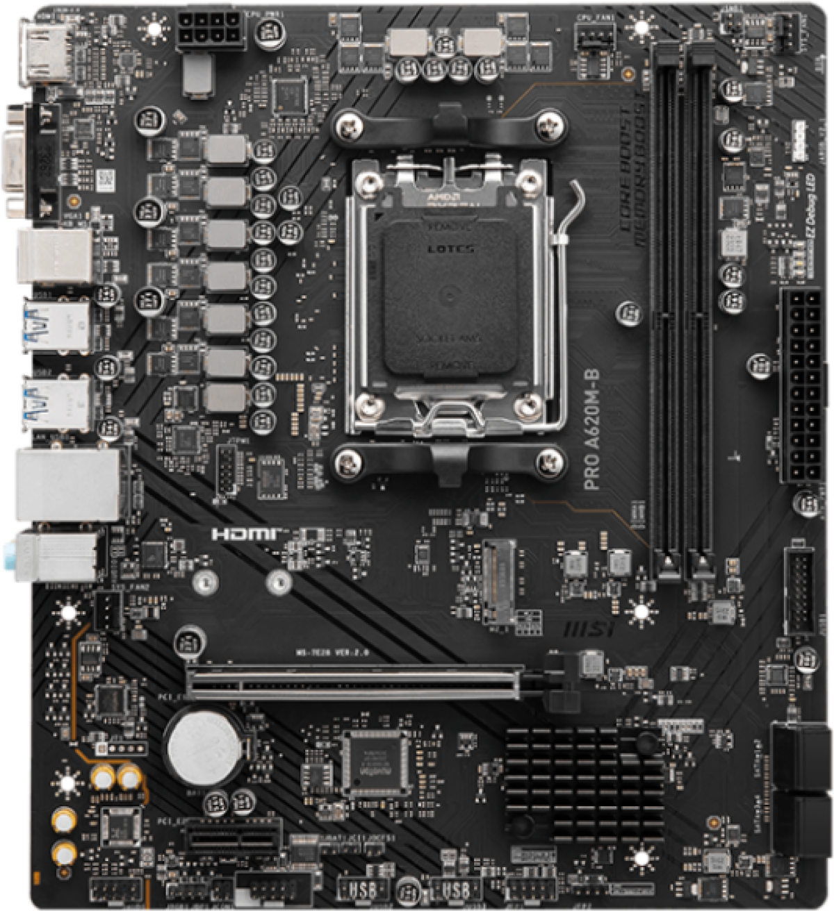 Дънна платка MSI PRO A620M-Bна ниска цена с бърза доставка - BestPC.BG