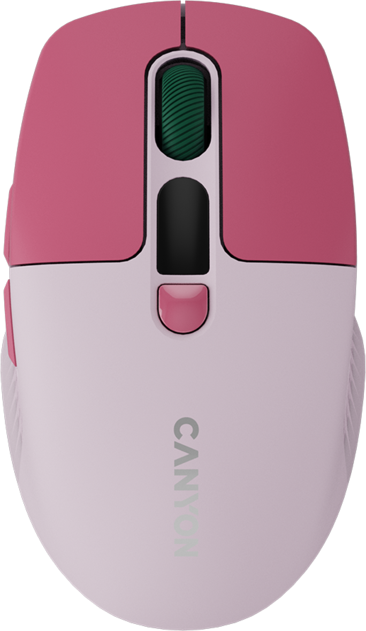 Мишка CANYON CNS-CMSW26P LCD Silent Dual Mode Wireless, 2400 DPI, Розована ниска цена с бърза доставка - BestPC.BG