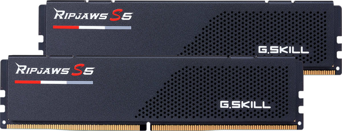 Памет G.SKILL Ripjaws S5 Black 64GB(2x32GB) DDR5 6000MHz - Intel XMPна ниска цена с бърза доставка - BestPC.BG