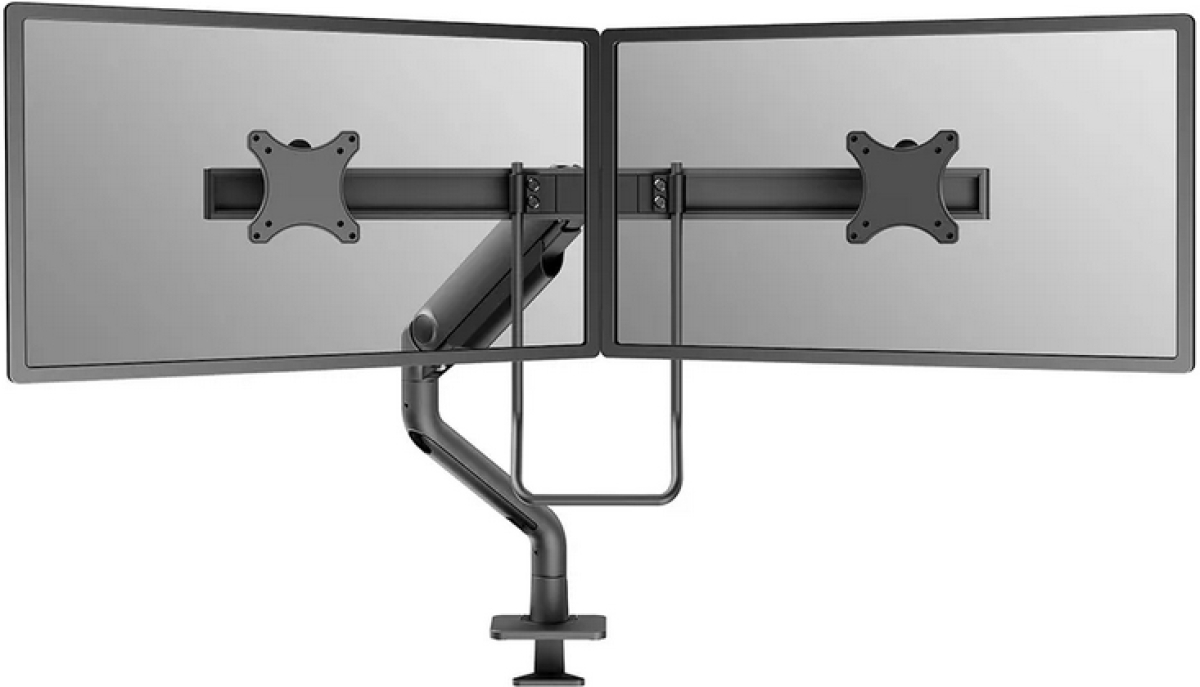 Стойка за монитор Neomounts Next One Desk Mount, double display crossbar (topfix clamp-grommet) на ниска цена с бърза доставка - BestPC.BG