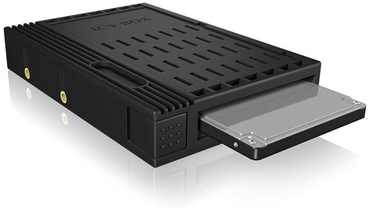Кутия/Чекмедже за HDD ICYBOX IB-2536StS, Преходник 1x 2.5" HDD-SSD към 1x 3.5", 6.0 Gb/s, черенна ниска цена с бърза доставка - BestPC.BG