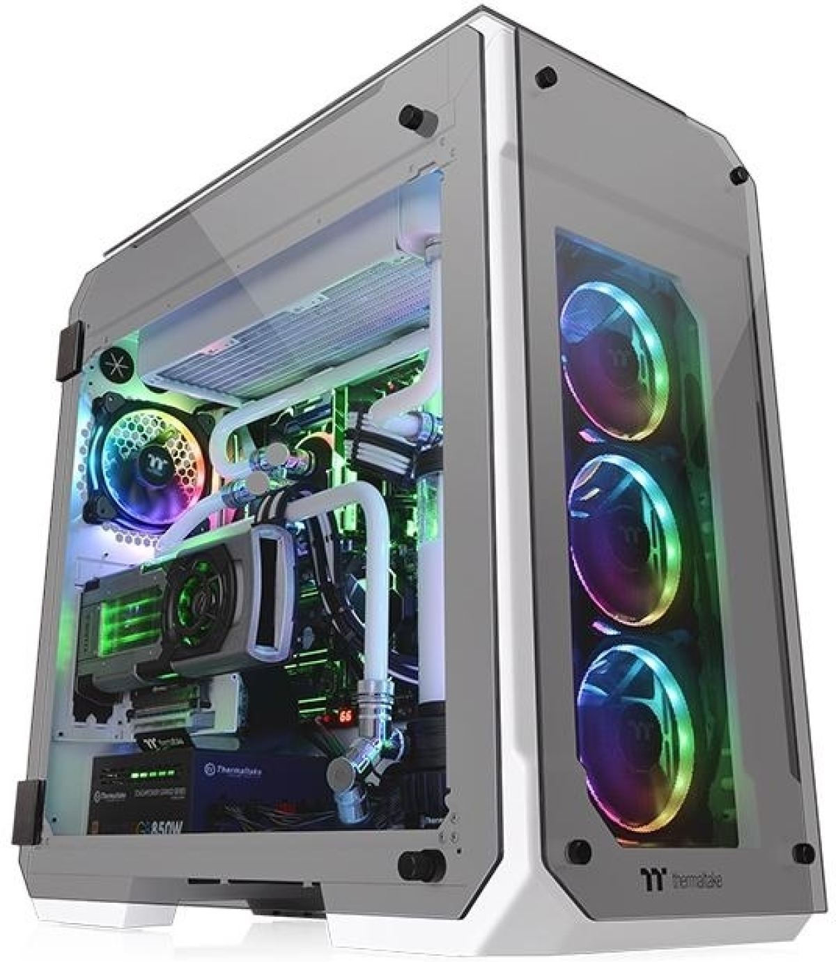 Кутия Thermaltake View 71 TG ARGB Snowна ниска цена с бърза доставка - BestPC.BG
