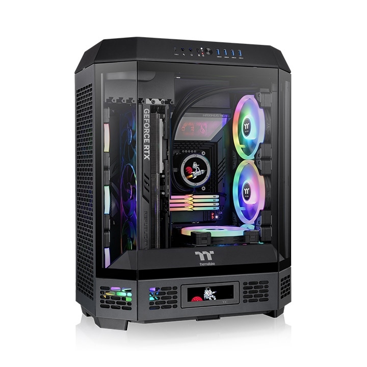 Кутия Thermaltake Tower 600 Blackна ниска цена с бърза доставка - BestPC.BG