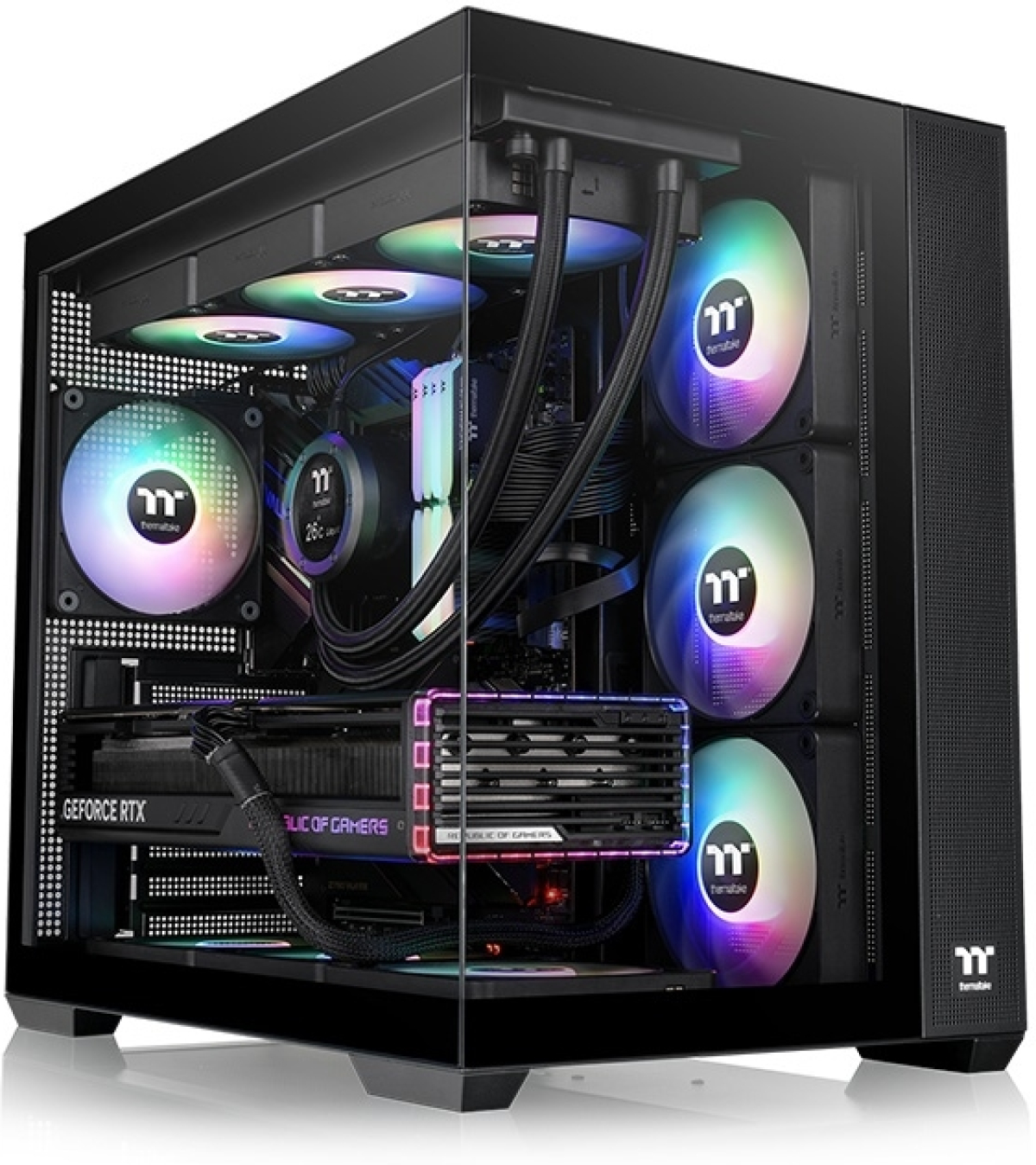 Кутия Thermaltake View 380 TG ARGBна ниска цена с бърза доставка - BestPC.BG