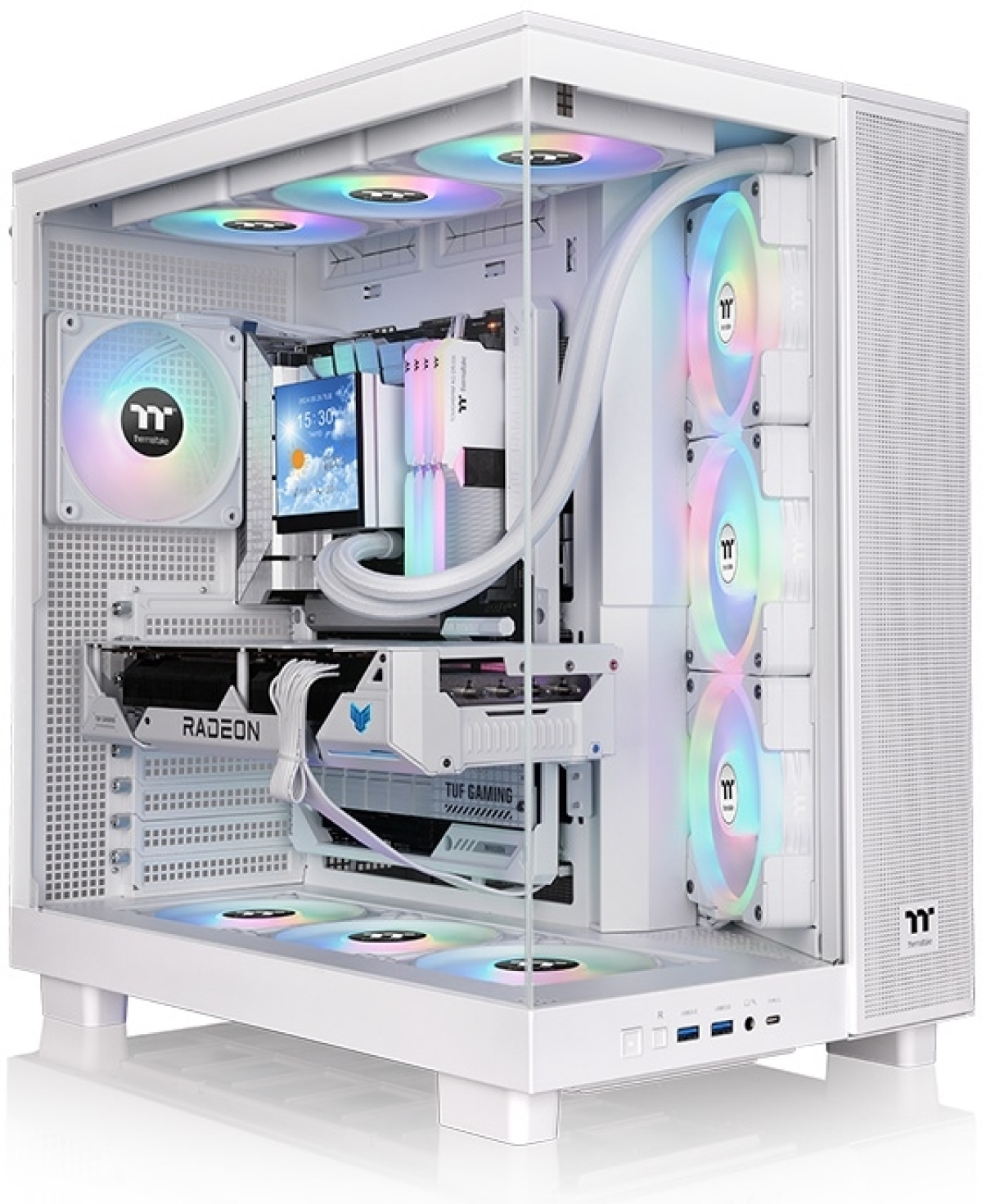 Кутия Thermaltake View 380 XL TG ARGB Snowна ниска цена с бърза доставка - BestPC.BG