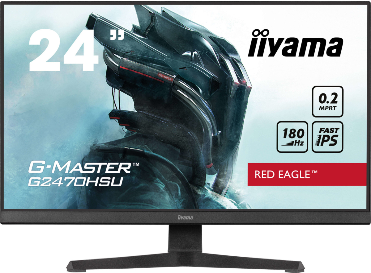 Монитор Геймърски IIYAMA G2470HSU-B6, 23.8\'\', Gaming monitor, Fast IPS panel, 16:9, FHD 1920x1080, 300cd/m2, 1000:1, 0.2ms, 180Hzна ниска цена с бърза доставка - BestPC.BG