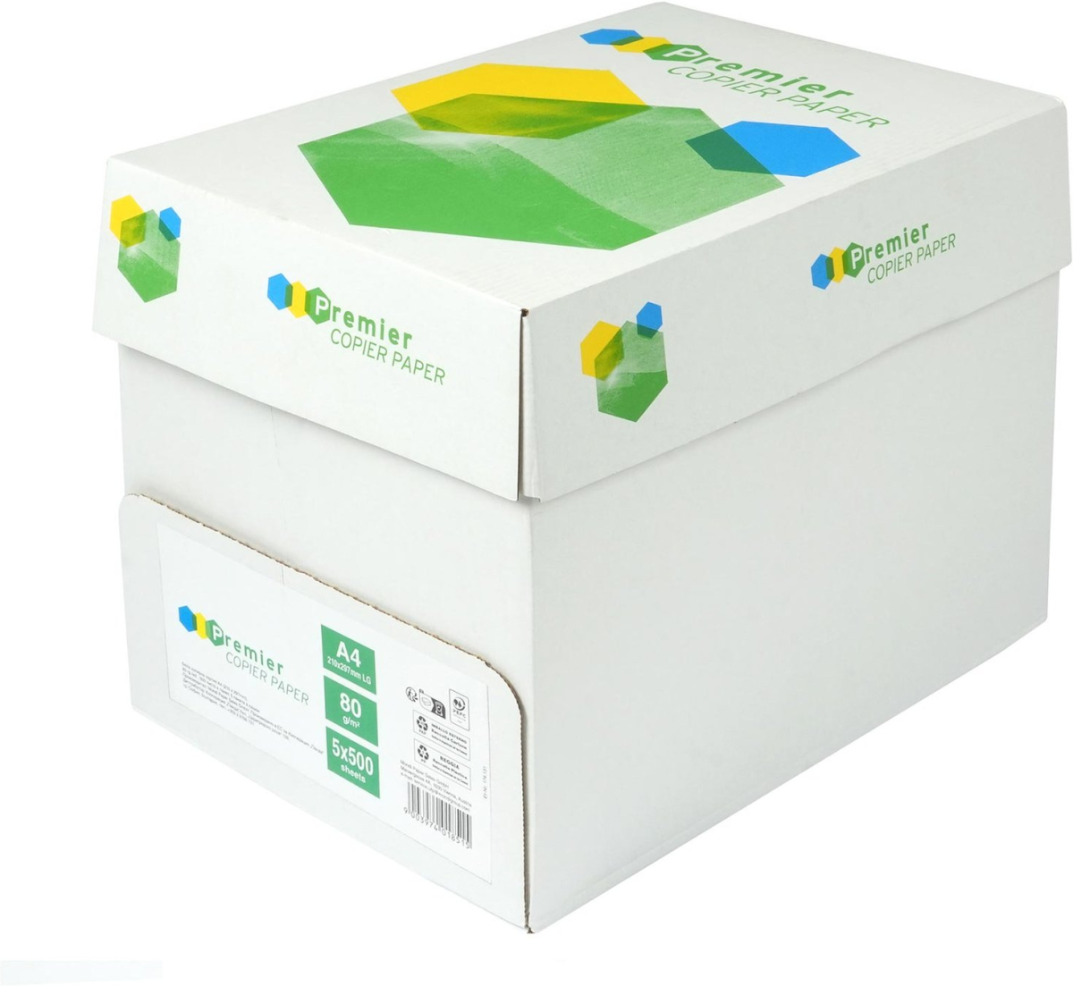 Хартия за принтер Mondi Копирна хартия Premier, A4, 80 g-m2, 500 листа, 5 пакетана ниска цена с бърза доставка - BestPC.BG