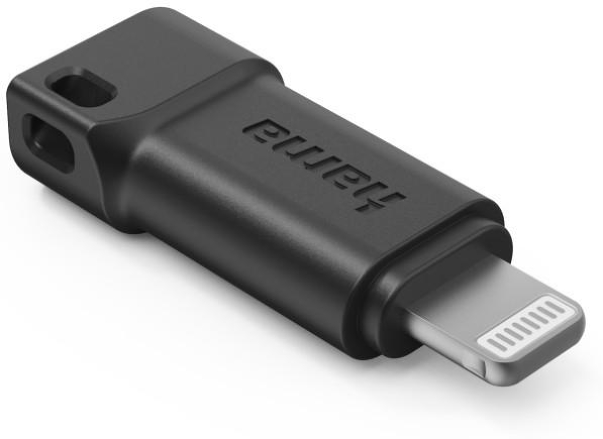 HAMA USB-C адаптер към Apple Lightning Plug, черенна ниска цена с бърза доставка - BestPC.BG