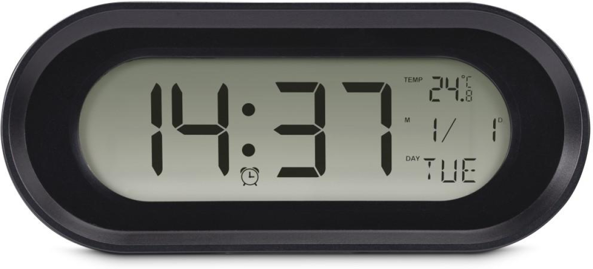 Други HAMA Дигитален будилник Samos, LCD, черенна ниска цена с бърза доставка - BestPC.BG