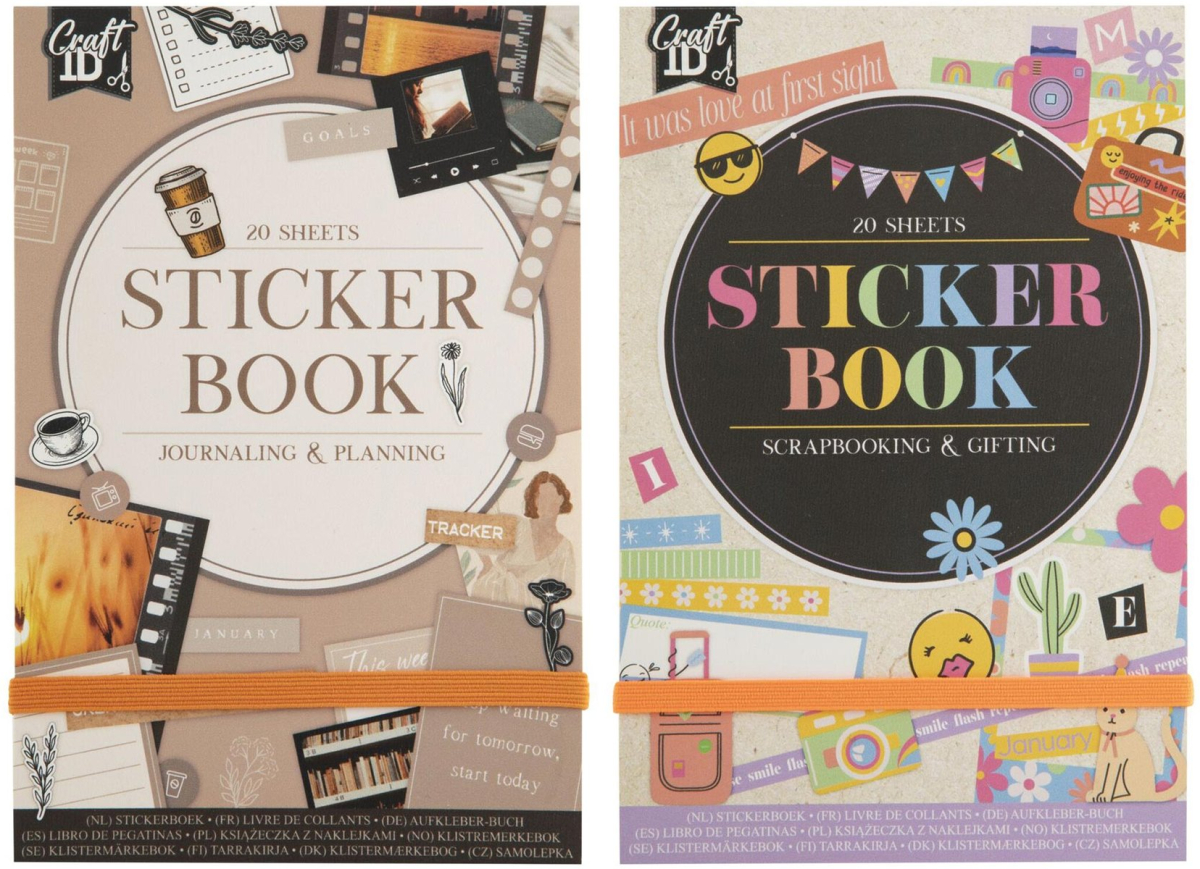 Craft ID Книжка със стикери, асорти, 96 брояна ниска цена с бърза доставка - BestPC.BG