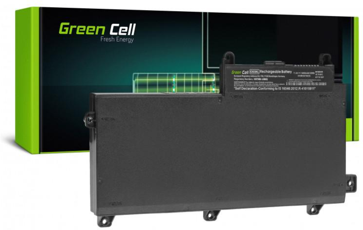 Батерия за лаптоп HP ProBook 640 G2 645 G2 650 G2 G3 655 G2 11,4V 3400mAh GREEN CELLна ниска цена с бърза доставка - BestPC.BG