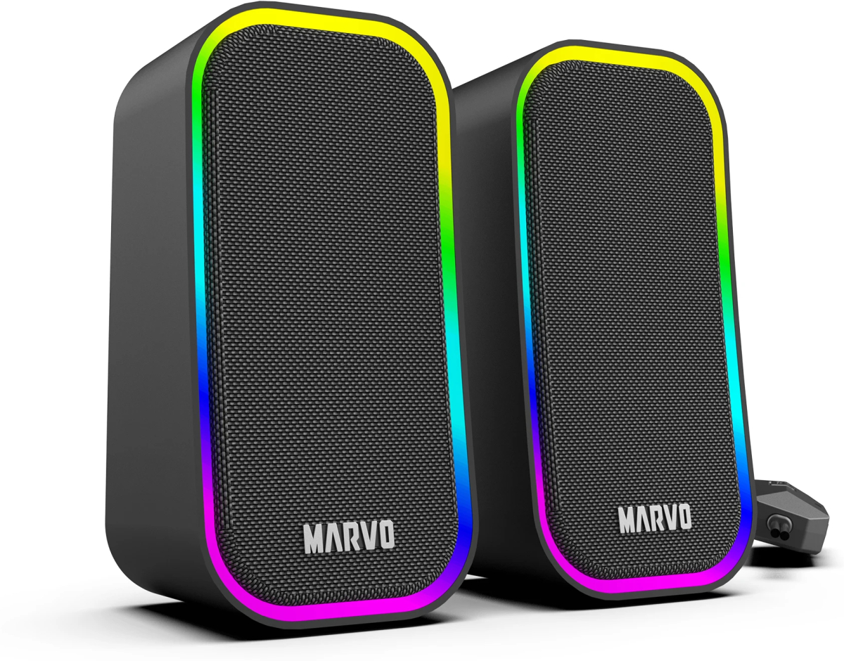 Marvo Тонколони Gaming Speakers 2.0 6W Havoc 20 Black - MARVO-SG-285-BKна ниска цена с бърза доставка - BestPC.BG
