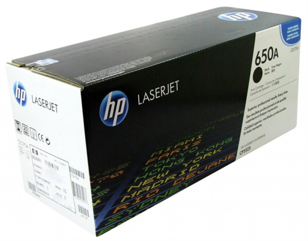 Тонер за лазерен принтер HP 650A, орогинален, за HP LaserJet CP5525/ M750, 13500 копия, черен цвятна ниска цена с бърза доставка - BestPC.BG