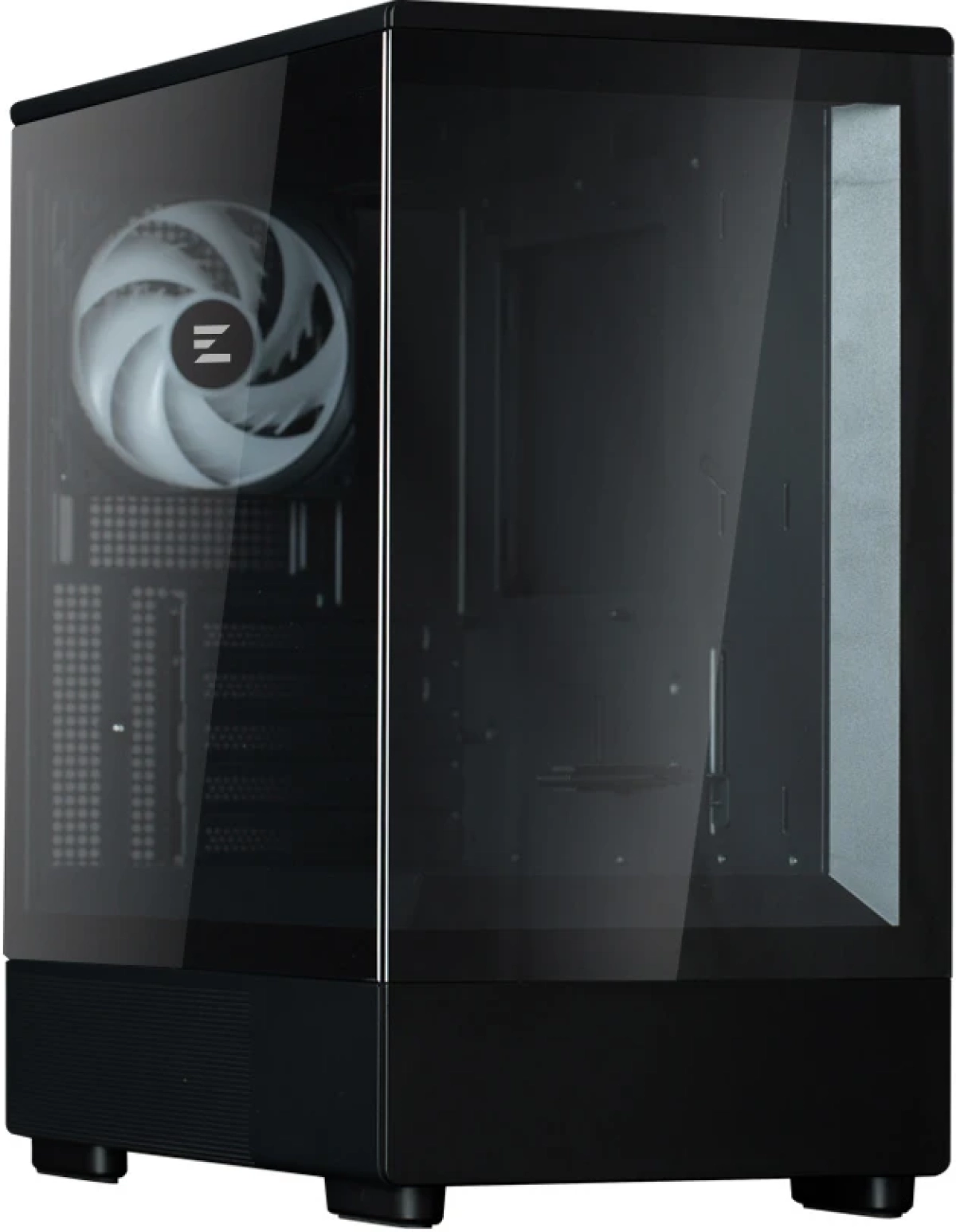 Zalman кутия Case mATX - P10 Blackна ниска цена с бърза доставка - BestPC.BG